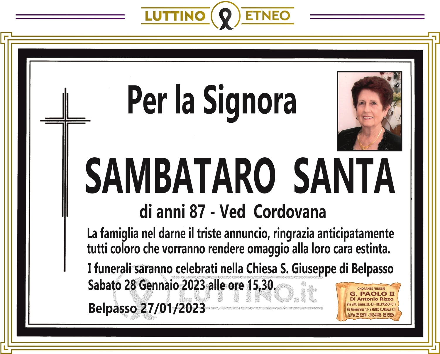 Santa  Sambataro
